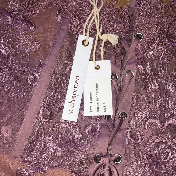 V Chapman Zinnia Top in Elderberry - Picture 8 of 8